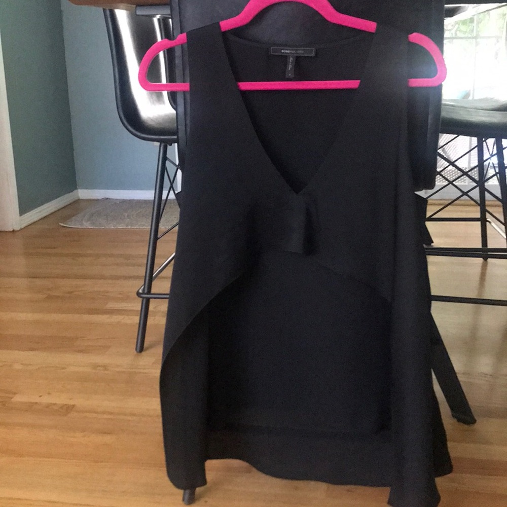 BCBG maxazria - black sexy tunic top